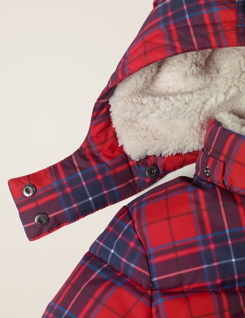 Cosy Padded Jacket - Rockabilly Red Check | Boden US