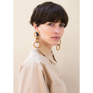  Paloma Wool Olympus Wooden Ring Earrings