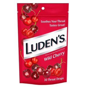 Luden's 樱桃口味润喉糖30颗装