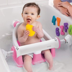 Summer My Bath Seat (Pink) – Baby Bathtub Seat for Sit-Up Bathing