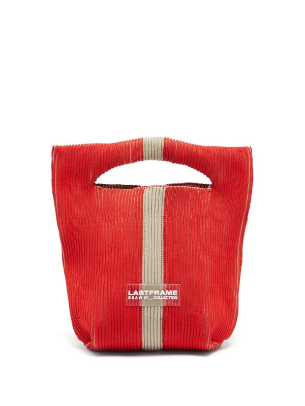 Two-tone rib-knit bag | LASTFRAME | MATCHESFASHION US