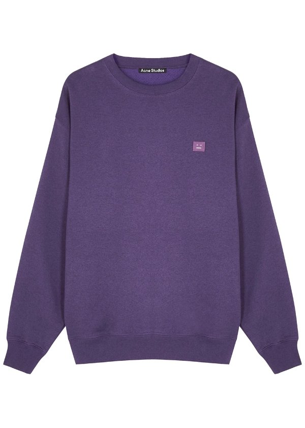 Forba Face purple cotton sweatshirt