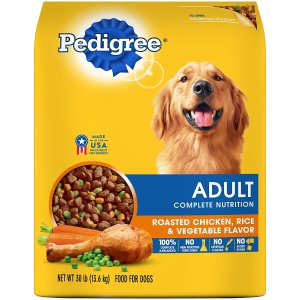 史低价 PEDIGREE 全营养成年狗粮 30磅