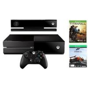 Microsoft Xbox One游戏主机 + 极限竞速5 + 泰坦陨落