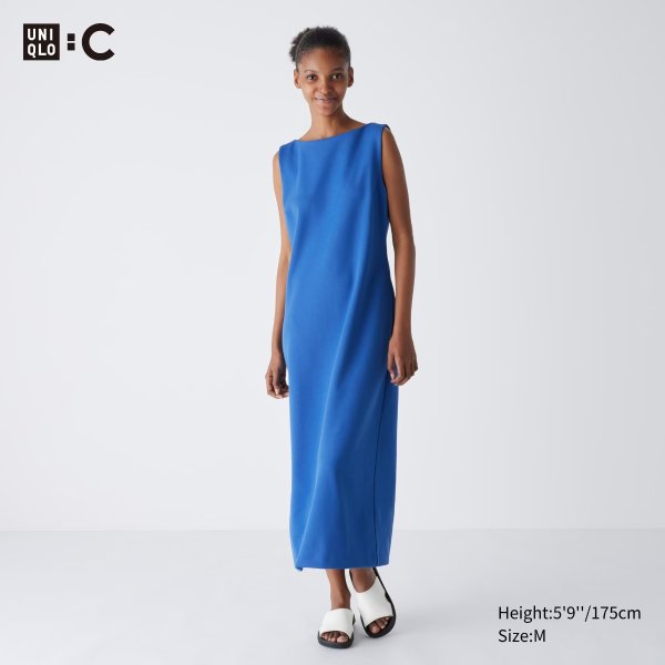 Crepe Jersey Sleeveless Dress | UNIQLO US