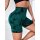 Yoga Trendy 3pcs Tie Dye Wideband Waist Sports Shorts