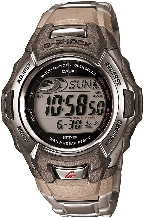 Men's G-Shock MTGM900 Tough Solar Atomic Stainless Steel Sport Watch