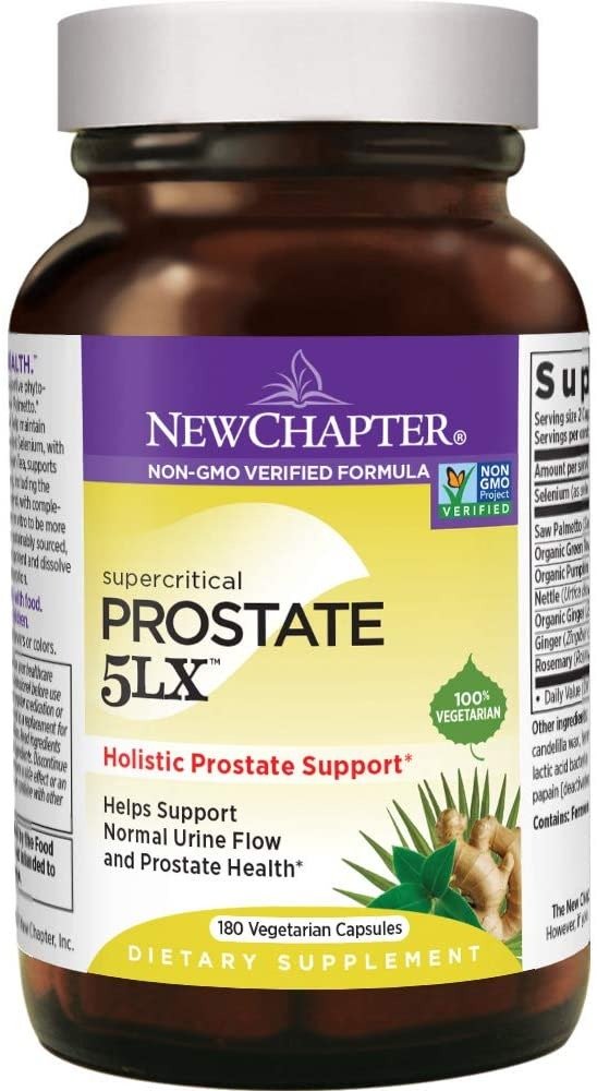 Prostate Supplement - Prostate 5LX with Saw Palmetto + Selenium for Prostate Health - 180 ct Vegetarian Capsule
