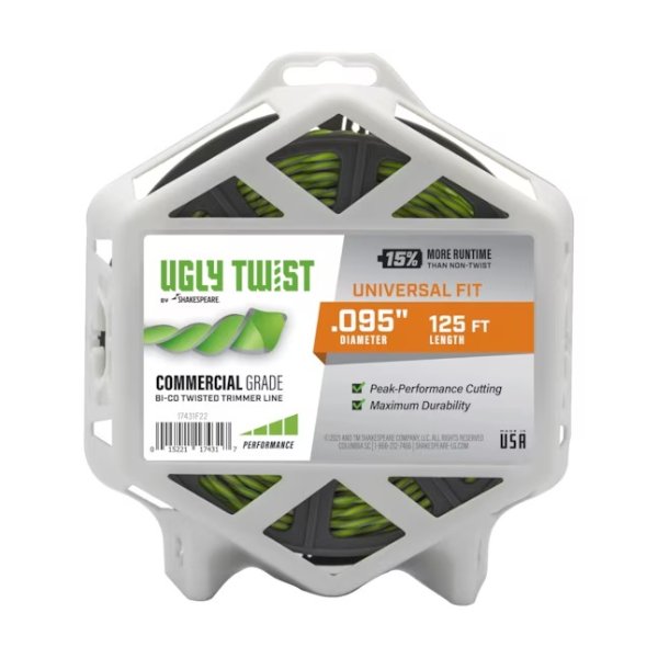 Ugly twist 0.095-in x 125-ft Spooled Trimmer Line