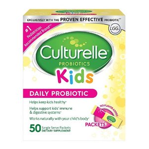 Culturelle 儿童每日益生菌补充剂，50袋