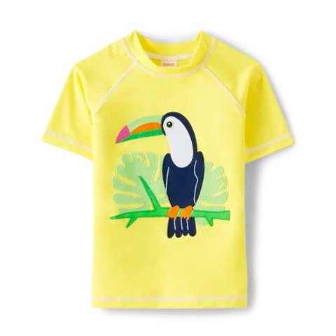 GymboreeBoys Short Raglan Sleeve Embroidered Toucan Rashguard - Aloha | Gymboree - RUBERDUCKY