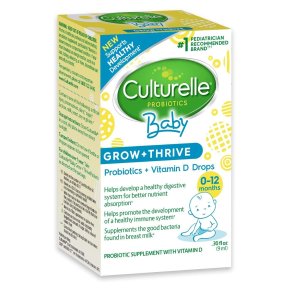 Culturelle Baby Grow + Thrive Probiotics + Vitamin D Drops, .30 fl. oz