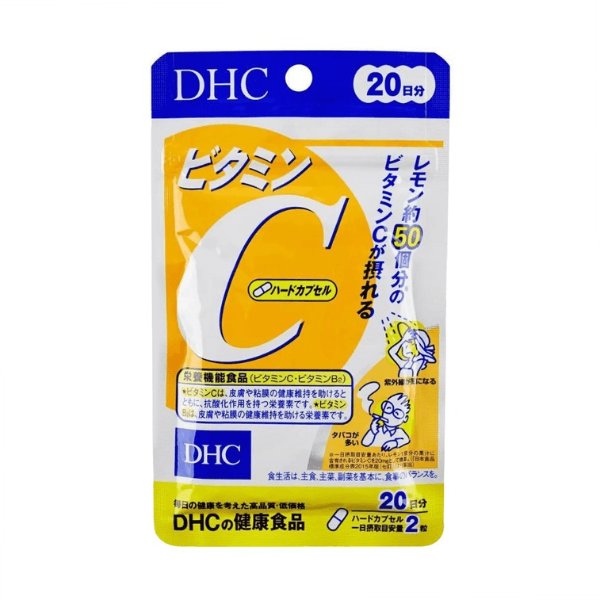 日本DHC 维他命 C 1000mg 20日分 40粒 【柠檬含量约50个】