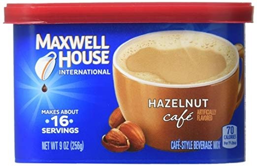 International Hazelnut Cafe Beverage Mix, 4 Count, 9 oz