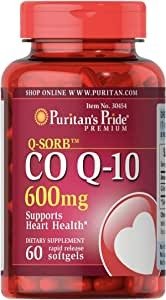 Puritans Pride 普丽普莱 Q-Sorb CoQ10 软胶囊，600mg，60粒，快速释放