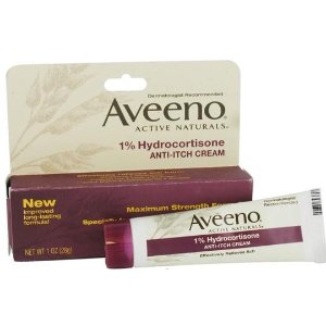 Aveeno Anti-Itch Cream, 1% Hydrocortisone 1 Ounce (Pack of 2)