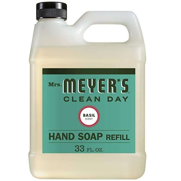 Liquid Hand Soap Refill, Basil, 1 Pack