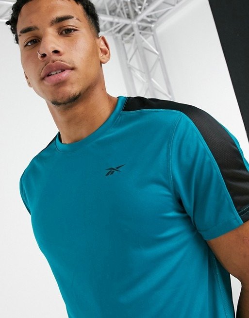 WOR shorts sleeve tech t-shirt in seaport teal 