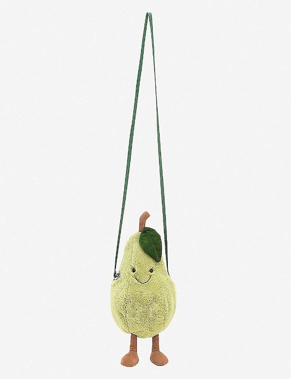 Amuseable Pear plush cross-body bag