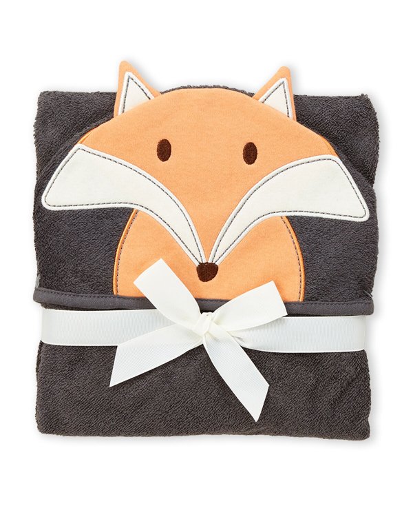 (Newborn/Infants) Modern Fox Hooded Towel