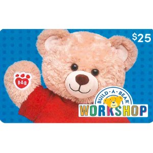 Build-A-Bear 毛绒玩具店多款礼卡促销