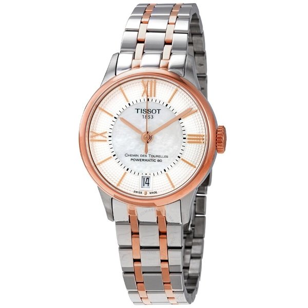 Chemin des Tourelles Automatic Mother of Pearl Dial Ladies Watch T099.207.22.118.02