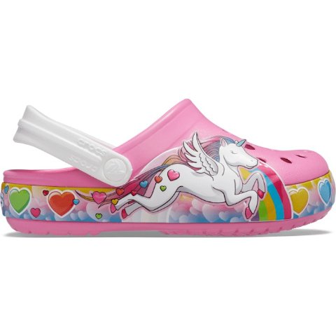 Crocs儿童独角兽闪灯鞋