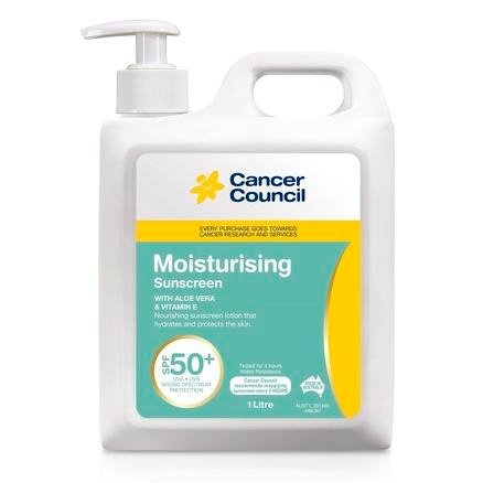 Cancer Council 澳美皙 强效保湿修护防晒乳霜 SPF50+ 1L