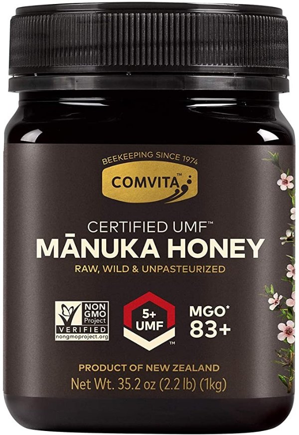 Certified UMF 5+ (MGO 83+) Raw Manuka Honey I New Zealand's #1 Manuka Brand I Authentic | Non-GMO Superfood for Daily Wellness I 35.2 oz (Best Value)