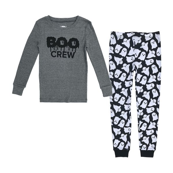 Boo Kids Family Little & Big Unisex 2-pc. Halloween Pajama Set