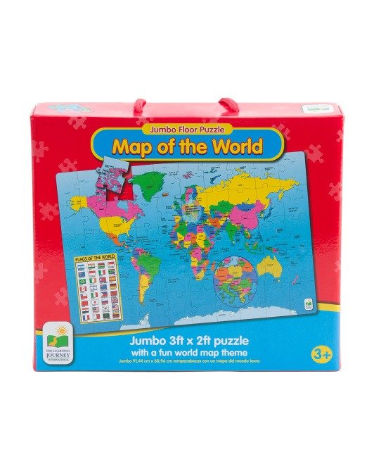Map Of The World Jumbo Floor Puzzle