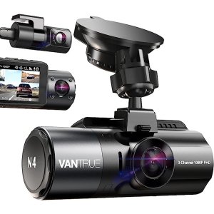 VantrueN4 3通道 4K+1080P, 1440P+1440P+1080P 行车记录仪