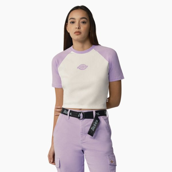 Women's Sodaville T-Shirt - Dickies US, Purple Rose