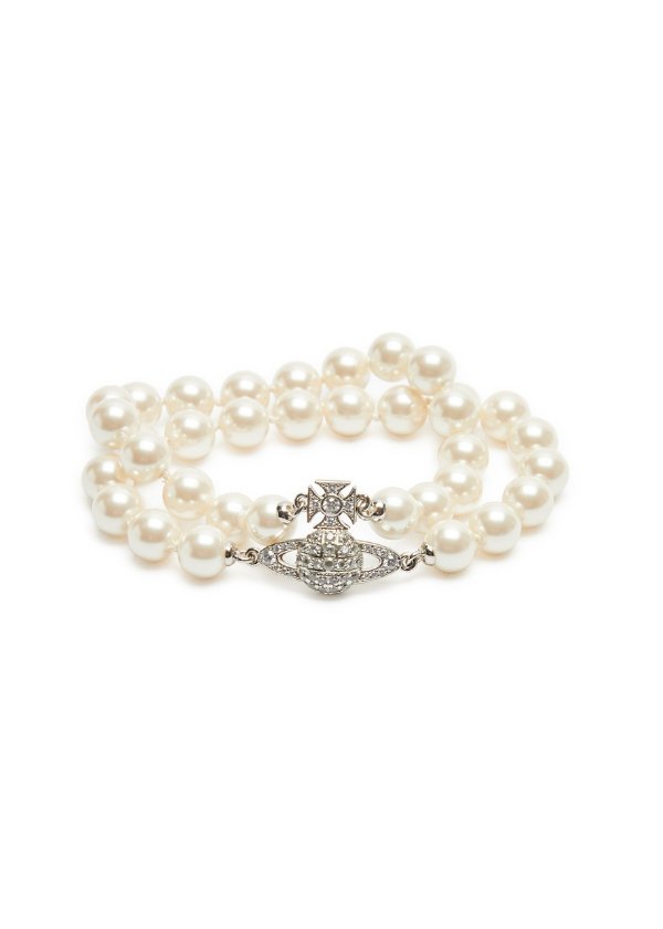 Graziella orb-embellished pearl bracelet