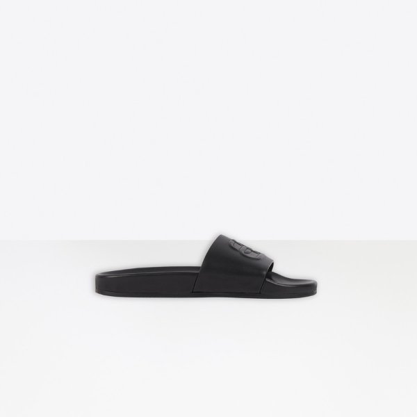 Piscine Slide Sandal Black for Men | Balenciaga