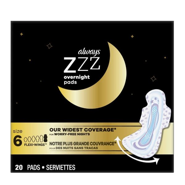 ZZZ 新款超长夜用卫生巾 6号 40片