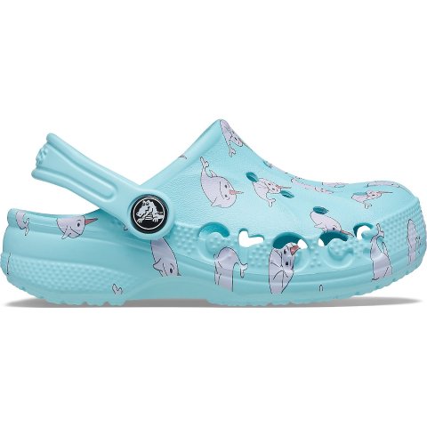 Crocs儿童 Baya 印花洞洞鞋