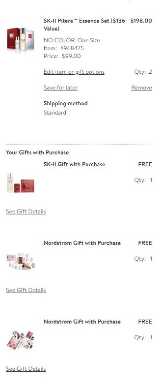 Expired Free Gifts Up To 142 Value With Sk Ii Beauty Purchase Nordstrom