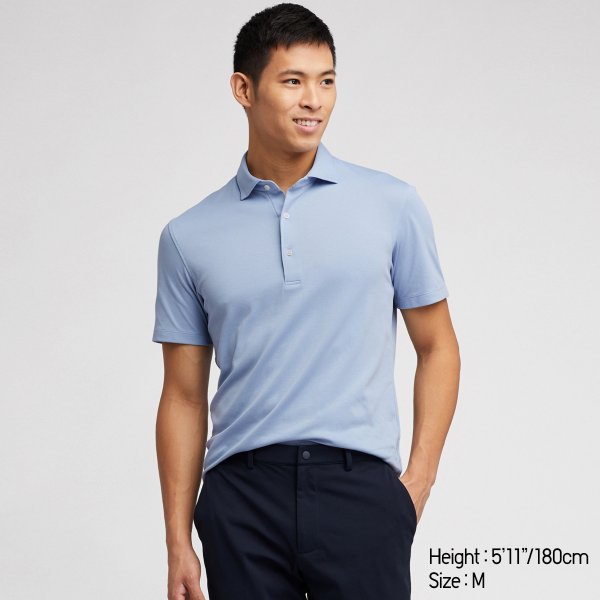 MEN AIRism SHORT-SLEEVE POLO SHIRT
