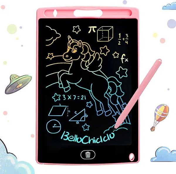 LCD Writing Tablet for Kids, Toddler Educational Toys Drawing Tablet 8.5 Inch Doodle Board, Magic Led Pad, Road Trip Essentials Kids, Travel Toys for 3 4 5 6 7 8 Year Old Boys Girls