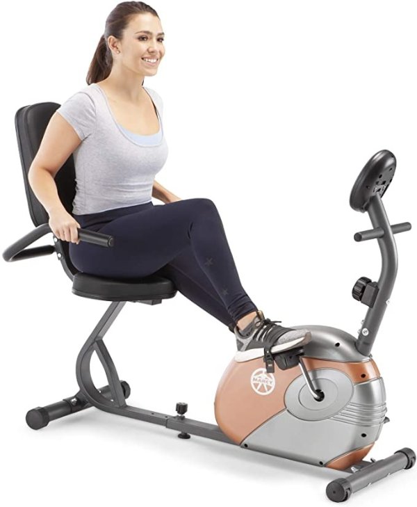 Recumbent Exercise Bike with Resistance ME-709