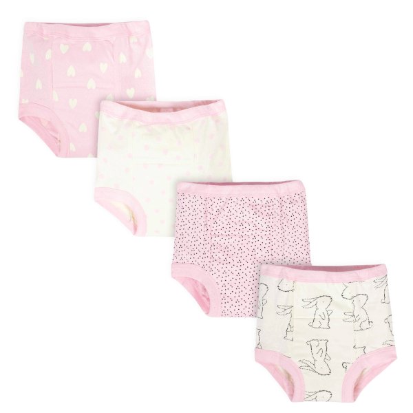 ® 4-Pack Toddler Girls Bunny Training Pants