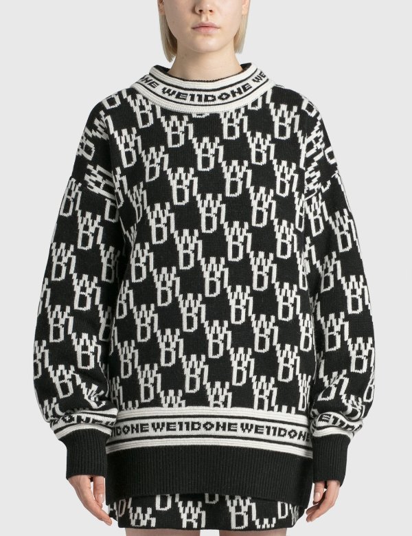 All Over Logo Sweater