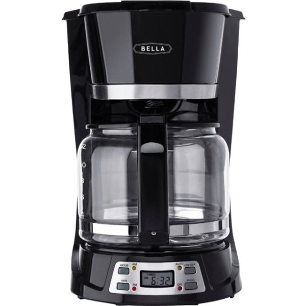 12-Cup Coffee Maker - Black/Stainless Steel