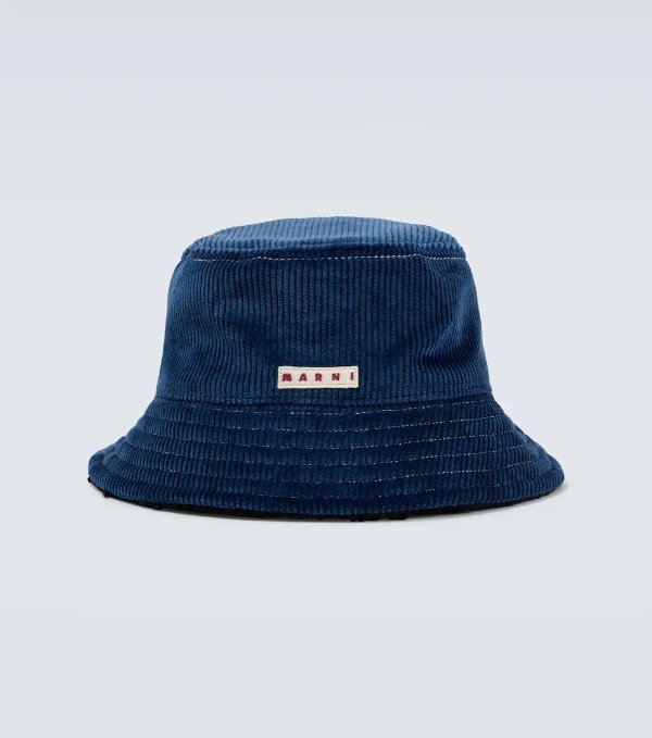 Corduroy bucket hat
