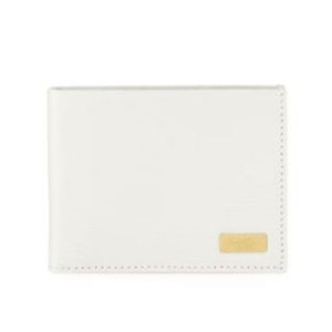 Salvatore Ferragamo  New Revival Bi-Fold Wallet, White/Brown @ Bergdorf Goodman