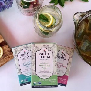 Earth Mama Organic Herbal Tea Bags for Pregnancy and Menstrual Time