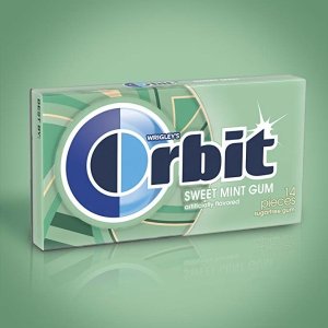 Orbit 无糖型薄荷口味口香糖促销 20包