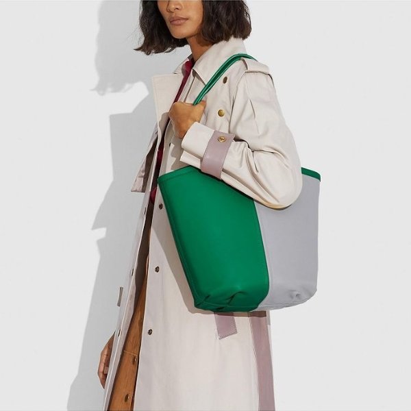 Bea Tote In Colorblock Leather