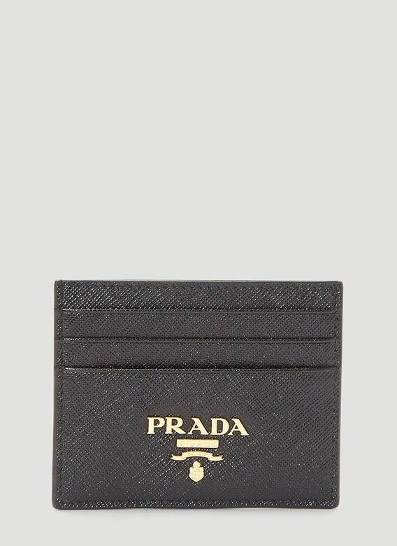 Leather Card Holder in Black
